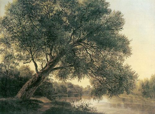 Waldmller, Ferdinand Georg: Baum am Bach