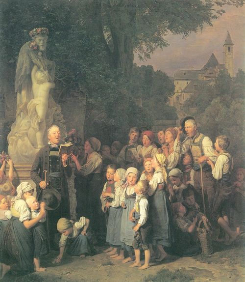 Waldmller, Ferdinand Georg: Die Verehrung des Heiligen Johannes