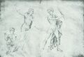 Pisanello: Antike Akt-Figuren
