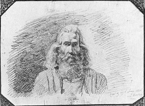 Grimm, Ludwig Emil: Ein Rmer mit langem Haar und Bart