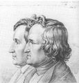 Grimm, Ludwig Emil: Jacob und Wilhelm Grimm