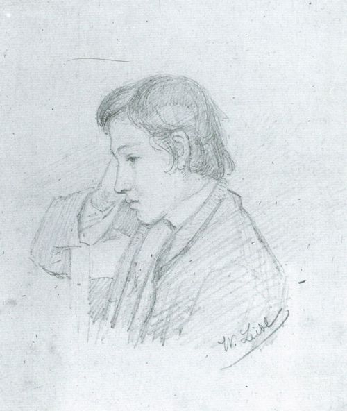 Leibl, Wilhelm Maria Hubertus: Bildnis eines Knaben (Jugendliches Selbstbildnis)
