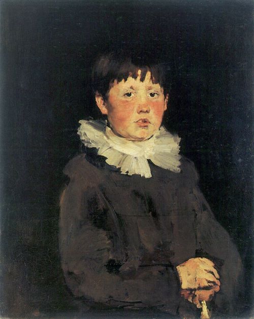 Leibl, Wilhelm Maria Hubertus: Junge mit Halskrause
