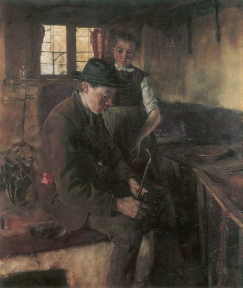 Leibl, Wilhelm Maria Hubertus: In der Küche (I)
