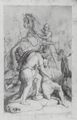 Schnorr von Carolsfeld, Julius: Kaiser Friedrich Barbarossa trägt nach der Übergabe von Crema einen kranken Feind aus dem Weg