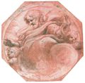Correggio: Der selige Christus in einem Medaillon