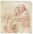 Correggio: Eva mit dem Apfel in der Hand