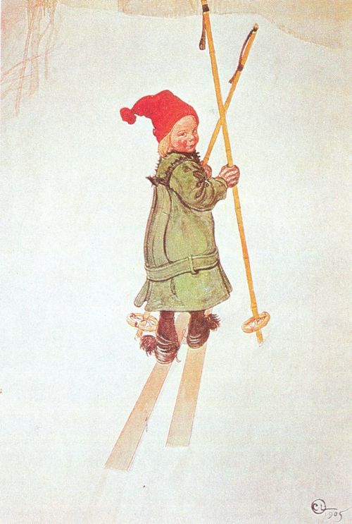 Larsson, Carl: Esbjörn auf Skiern