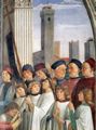 Ghirlandaio, Domenico: San Gimignano, Kollegiatskirche: Das Begrbnis der Hl. Fina, Detail