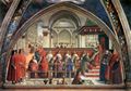 Ghirlandaio, Domenico: Florenz, Kirche Santa Trinita: Die Bestätigung der Ordensregel