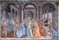 Ghirlandaio, Domenico: Florenz, Santa Maria Novella: Geschichten aus dem Marienleben: Vermählung Marias