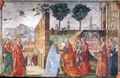 Ghirlandaio, Domenico: Florenz, Santa Maria Novella: Geschichten aus dem Leben des Täufers: Die Heimsuchung