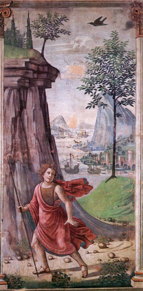 Ghirlandaio, Domenico: Florenz, Santa Maria Novella: Johannes der Tufer geht in die Wste