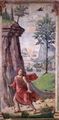 Ghirlandaio, Domenico: Florenz, Santa Maria Novella: Johannes der Täufer geht in die Wüste