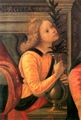 Ghirlandaio, Domenico: Florenz, Uffizien: Thronende Muttergottes mit Kind, umgeben von Engeln und Heiligen
