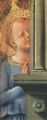 Masaccio: Mitteltafel: Maria mit Kind, Detail des Engels links neben der Maria