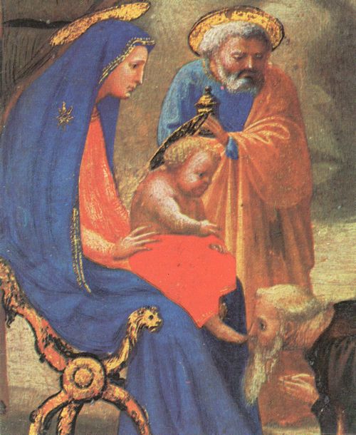 Masaccio: Dritte Predellatafel: Die Anbetung der Knige, Detail