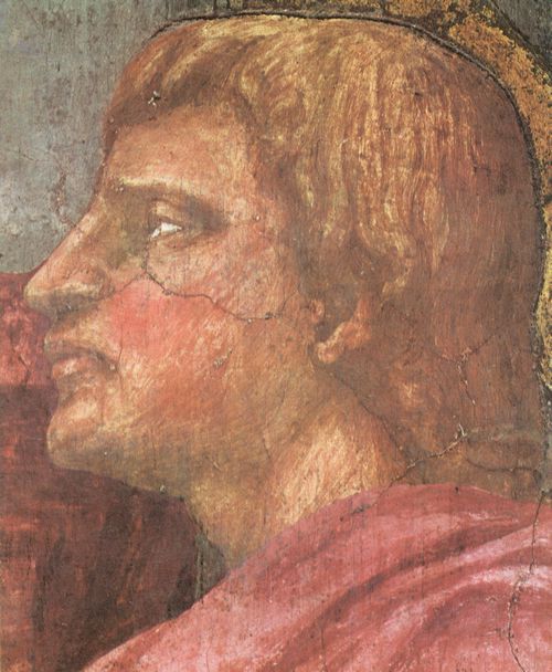 Masaccio: Dreifaltigkeit, Detail