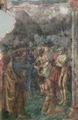 Masaccio: Szenen aus dem Leben Petri, Szene: Die Taufe eines Bekehrten