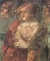 Masaccio: Szenen aus dem Leben Petri, Szene: Die Taufe eines Bekehrten, Detail