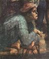 Masaccio: Szenen aus dem Leben Petri, Szene: Schattenheilung des Petrus, Detal