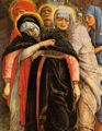 Mantegna, Andrea: Altarretabel von San Zeno: Kreuzigung, Detail der drei Marien