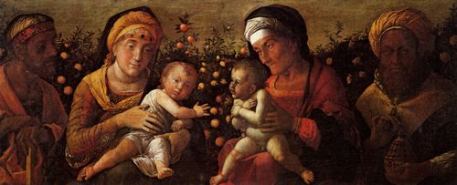 Mantegna, Andrea: Die beiden Heiligen Familien