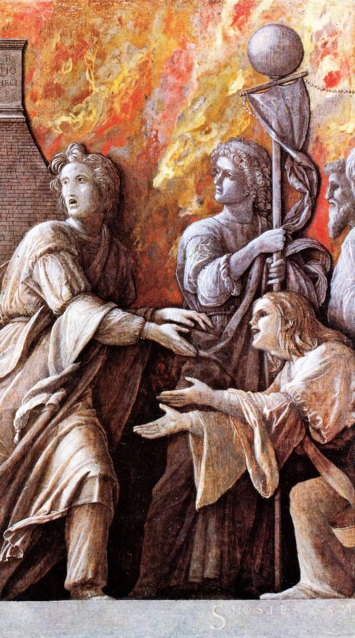 Mantegna, Andrea: Die Einfhrung des Cybele-Kultes in Rom, Detail