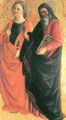 Lippi, Fra Filippo: Die Heilige Katharina von Alexandrien und ein Evangelist