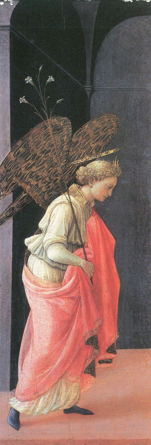 Lippi, Fra Filippo: Die Verkündigung: Der Engel