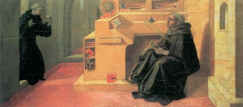 Lippi, Fra Filippo: St. Augustine spürt die Dreifaltigkeit