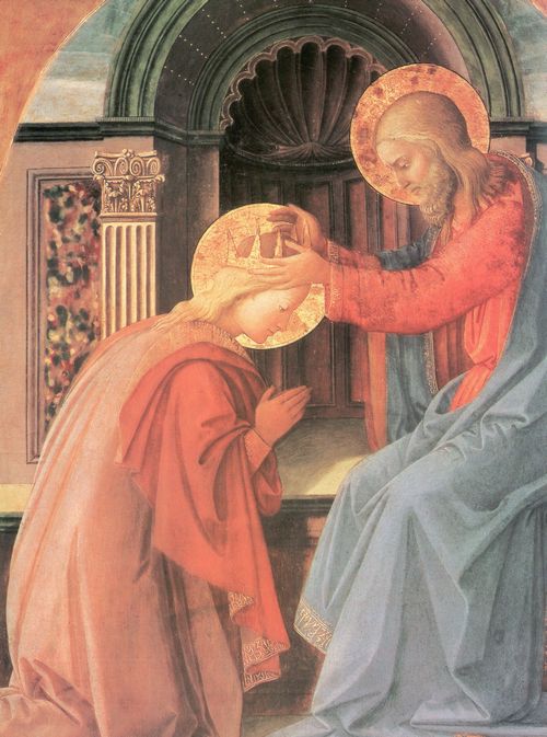 Lippi, Fra Filippo: Die Krönung der Jungfrau (Die Marsuppini Krönung), Detail