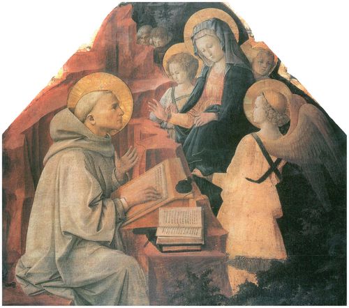Lippi, Fra Filippo: Die Vision von der Jungfrau vom Heiligen Bernhard