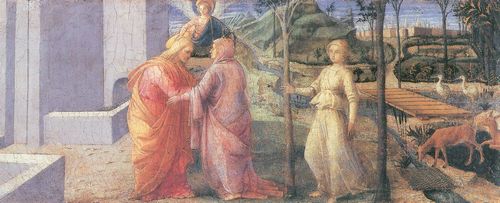 Lippi, Fra Filippo: Das Treffen von Joachim und Anna am Goldenen Tor