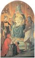 Lippi, Fra Filippo: Madonna mit Kind thronend