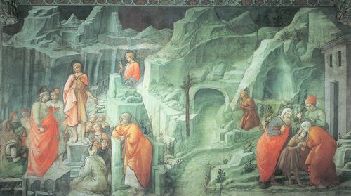Lippi, Fra Filippo: Die Mission des Hl. Johannes des Baptisten
