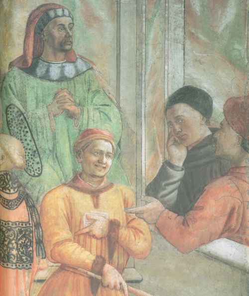Lippi, Fra Filippo: Die Mission des Hl. Stefan, Detail: Stefan streitet mit den Pharisäern