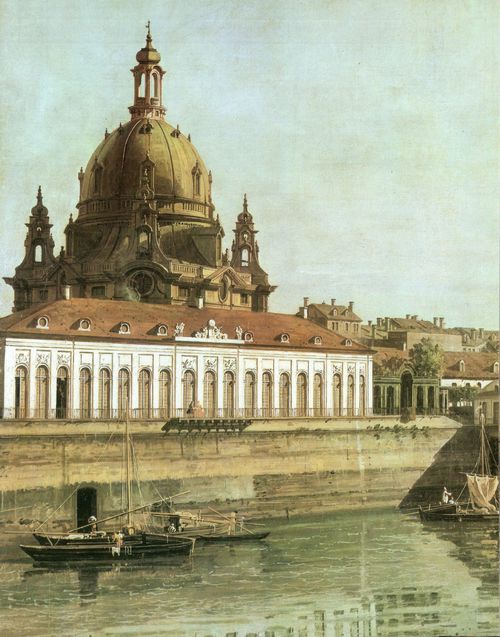 Canaletto (II): Die Brhlsche Gemldegalerie und die Kuppel der Frauenkirche