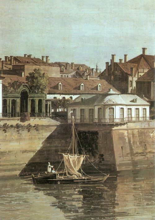 Canaletto (II): Der Brhlsche Gartensaal, die Palais Brhl und Frstenberg sowie der Hausmannsturm