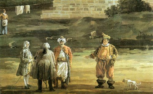 Canaletto (II): Der Kastrat Niccolo Pozzi, der Leibarzt Philippo Violante und der Hofnarr Joseph Frhlich