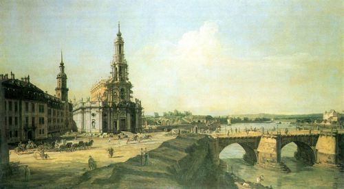 Canaletto (II): Dresden vom linken Elbufer oberhalb der Augustusbrcke