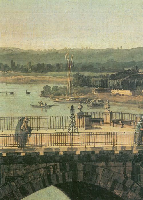 Canaletto (II): Das rechte Elbufer mit Japanischem Palais und den Gartenanlagen
