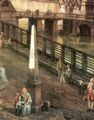 Canaletto (II): Der Festungsgraben mit Brcke zum Wilschen Tor und Postmeilensule