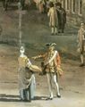 Canaletto (II): Staffage mit Grenadier und Mädchen