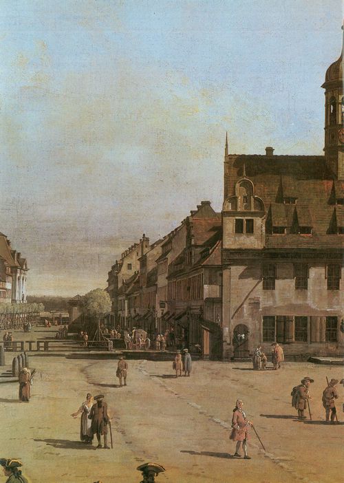 Canaletto (II): Das alte Rathaus zwischen Hauptstrae und Breiter Gasse