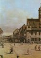 Canaletto (II): Das alte Rathaus zwischen Hauptstraße und Breiter Gasse