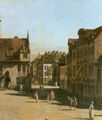 Canaletto (II): Das alte Rathaus zwischen Hauptstraße und Breiter Gasse
