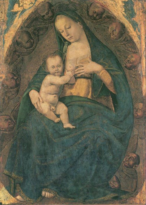 Signorelli, Luca: Madonna mit dem Kind und Engeln