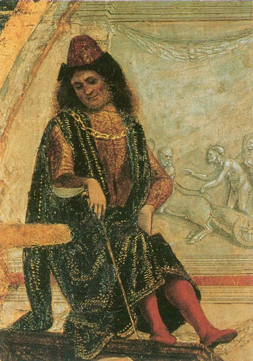 Signorelli, Luca: Geielung, Detail des Pilatus