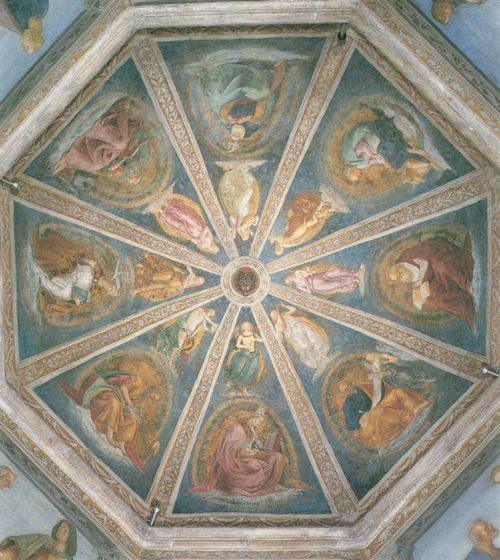 Signorelli, Luca: Fresken in Loreto: Gewlbe der Pfarrsakristei